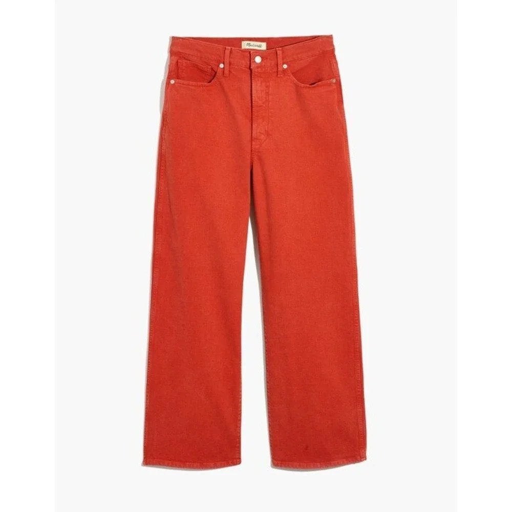 Madewell The Perfect Vintage Wide-Leg Jean: Garment-Dyed Edition Size 28 OR5767
